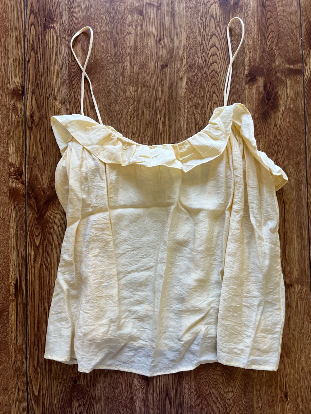 H&M ruffled tank